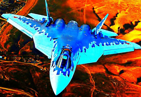 Ruské letectvo představuje své nové zbraně: Su-57 a X-69 zničily elektrárnu v Kyjevě