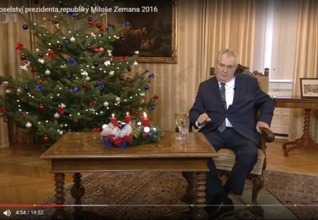 Vánoční poselství Miloše Zemana 2016