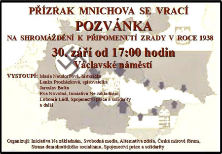 Pozvánka a protest proti pozměňování historie zpravodajstvím ČT