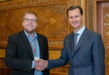 Setkání předsedy Českého mírového hnutí s prezidentem Syrské arabské republiky