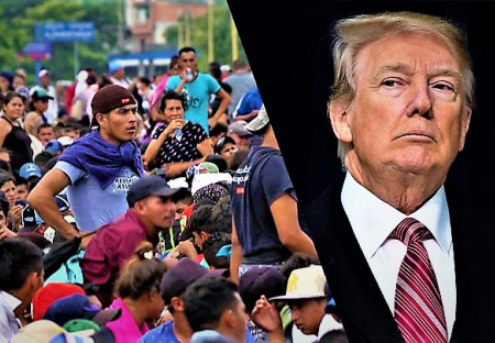 Do USA tiahne karavána oklamaných. Svedkom zločinu proti nim je prezident Hondurasu