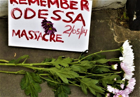 Memento tragédie v Odese.
