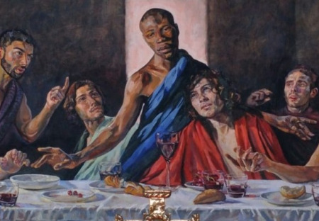 „Black Lives Matter“: Anglickú katedrálu bude zdobiť obraz poslednej večere. Ježiš Kristus je znázornený ako černoch