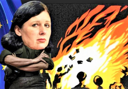 Sankce proti Jourové, to je na láhev sektu