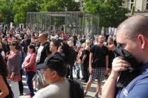 v-pribrami-dnes-protestovalo-asi-50-pravicovych-radikalu