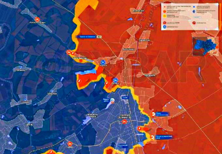 Zprávy z Ruska - Situace v bitvě o Bachmut ke dni 26. února 2023 v 15.00 hod: