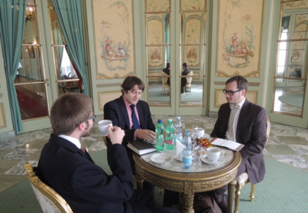 Představitelé Národní demokracie jednali na ruské ambasádě