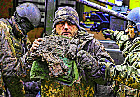 Ukrajinská armáda včera vrhla do ofenzívy u Bachmutu 1000 bojovníků se 40 tanky a další technikou ...