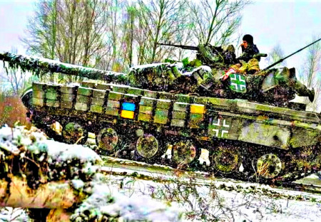 Zprávy z Ruska: V Záporoží velení ukrajinské armády "zachraňuje" poškozené Leopardy a Bradleye.