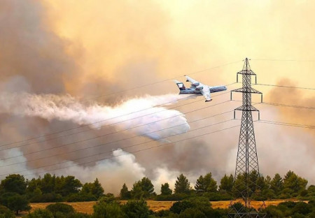 Řekové prosí Rusko o pomoc při požáru na Rhodosu!!!