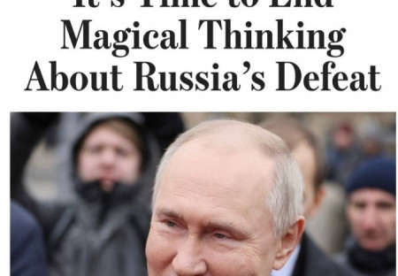 The Wall Street Journal: Je čas skoncovat s magickou představou o porážce Ruska