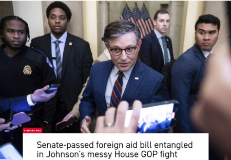 Sněmovna reprezentantů USA se nebude zabývat balíčkem pomoci Ukrajině a Izraeli