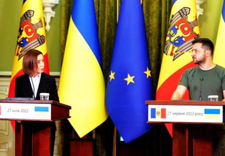 Prezidentka Moldavska Maii Sandu dala Ukrajině zelenou k útoku na Podněstří.