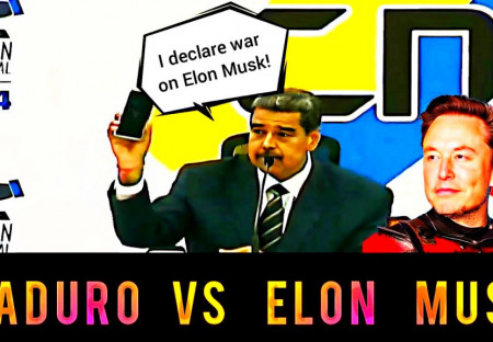 Maduro obvinil Muska z pokusu o ovládnutí Venezuely pomocí vesmírných raket a označil ho za fašistu