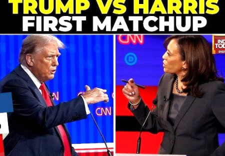 "Jsi ostuda země": Proběhla první debata Trumpa a Harris
