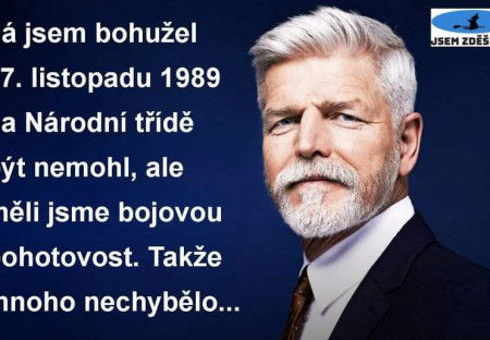 Výročí sametového převratu si důstojně připomněl i soudruh prezident