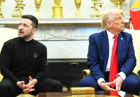 Zelenskyj v Bílém domě znevážil Spojené státy - Trump