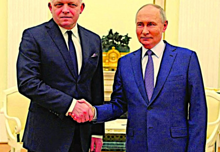 Fico s Putinem u vládního stolu!!!