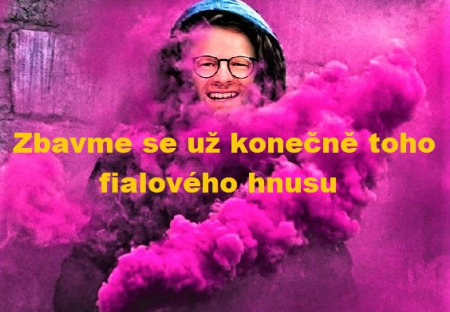 Fialovy cyp sa přifařil k havyřum ostravskim na totu kampaň předvolebnu. (Video)