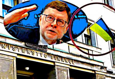 Ukrajinské ministerstvo financí - pobočka v Praze spravovaná elektrikářem Stanjurou hlásí: masakr, jdeme do Brusele
