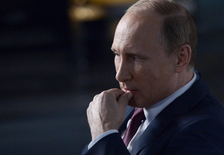 Provolání Vladimira Putina v souvislosti s přijetím  společného prohlášení Ruska a USA k Sýrii.