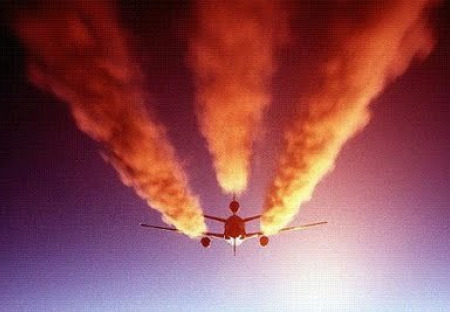História chemtrails na starých fotkách
