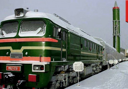 Ruský jaderný vlak Barguzin