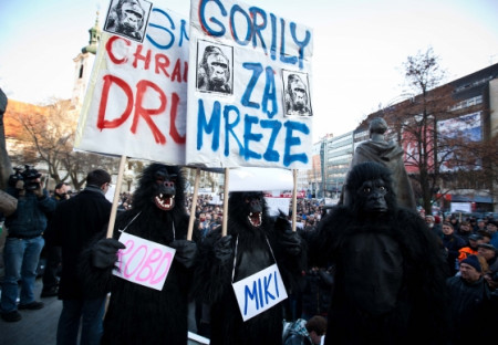 Brutalita policie nejen při protestech Gorila