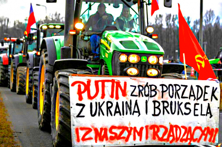 Protesty poľských farmárov prerástli do násilnosti, zatiaľ čo teroristické európske vlády vedú vojnu proti farmárom