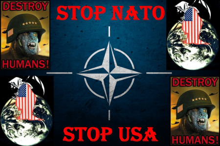 rotest proti rozšiřování základen NATO ve východní Evropě a petiční akce za referendum o vystoupení ČR z NATO
